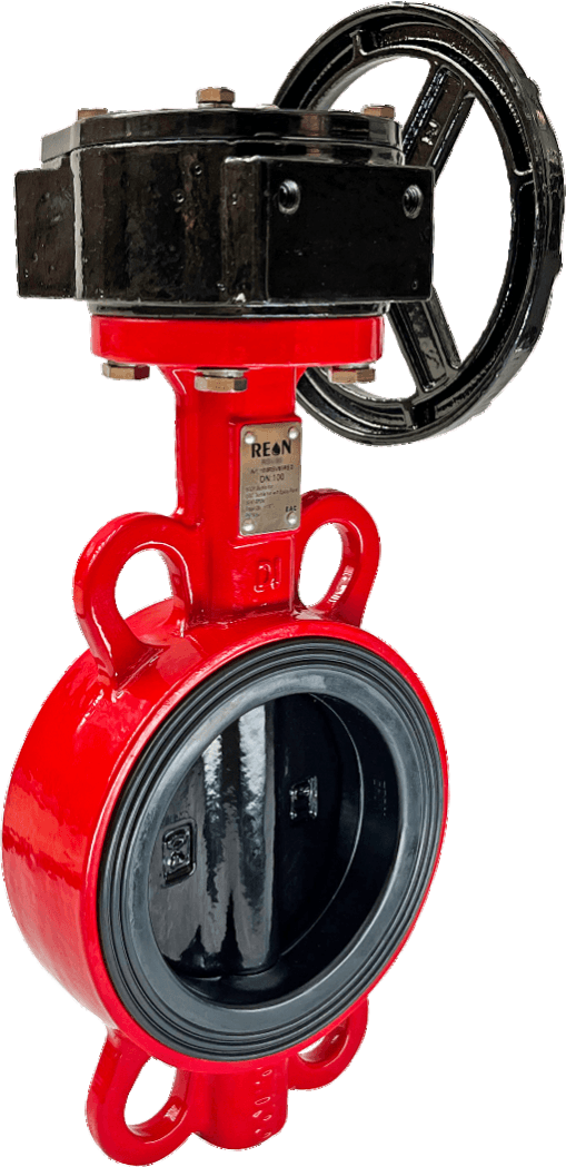 Дисковый поворотный затвор с редуктором REON тип RSV83RED DN 600 PN 16